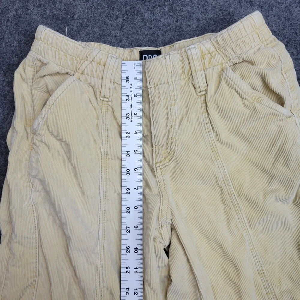 BDG Urban Outfitters Pants Womens XS Khaki Corduroy Y2K Cargo Pockets Street - Picture 8 of 12